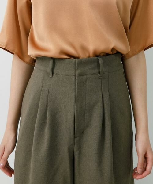 URBAN RESEARCH ROSSO / アーバンリサーチ ロッソ ショート・ハーフ・半端丈パンツ | 『UR TECH DRYLUXE』F by ROSSO　タックハーフパンツ | 詳細8