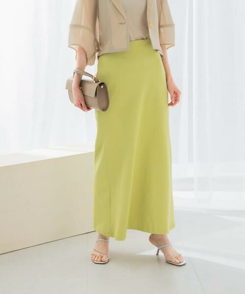 URBAN RESEARCH ROSSO / アーバンリサーチ ロッソ スカート | 接触冷感リネン混バイヤススカート | 詳細1