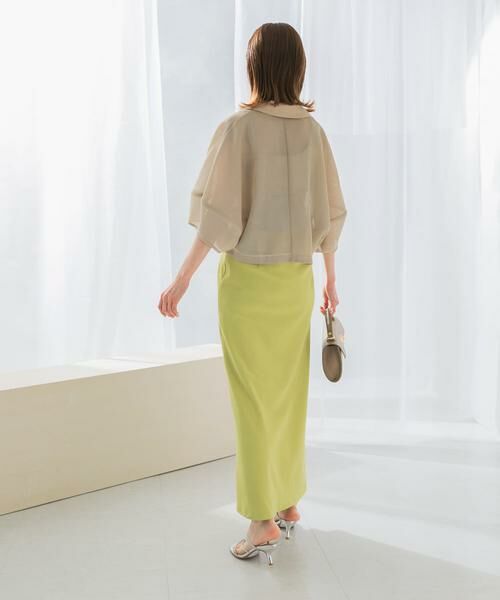 URBAN RESEARCH ROSSO / アーバンリサーチ ロッソ スカート | 接触冷感リネン混バイヤススカート | 詳細5