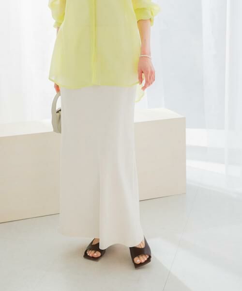 URBAN RESEARCH ROSSO / アーバンリサーチ ロッソ スカート | 接触冷感リネン混バイヤススカート | 詳細8