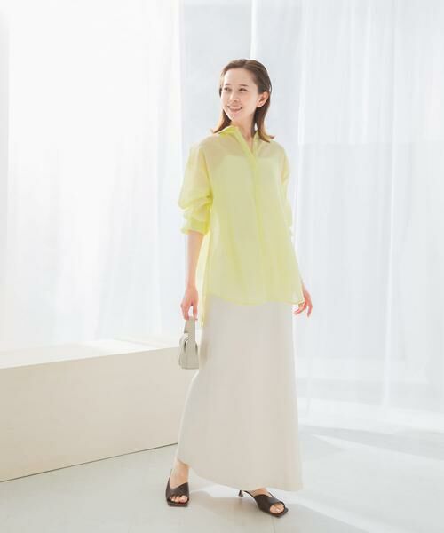 URBAN RESEARCH ROSSO / アーバンリサーチ ロッソ スカート | 接触冷感リネン混バイヤススカート | 詳細9