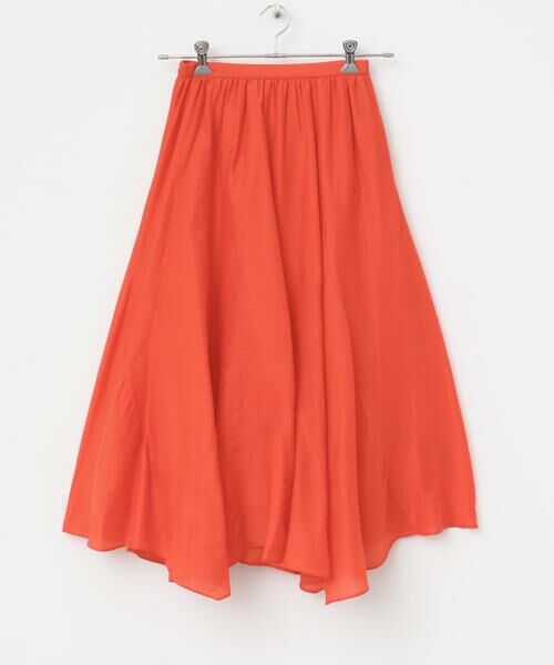URBAN RESEARCH ROSSO / アーバンリサーチ ロッソ スカート | コットンシルクヘムデザインギャザースカート | 詳細7