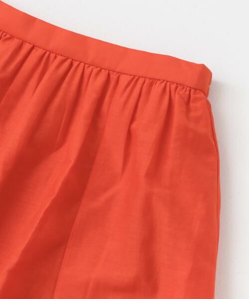 URBAN RESEARCH ROSSO / アーバンリサーチ ロッソ スカート | コットンシルクヘムデザインギャザースカート | 詳細8