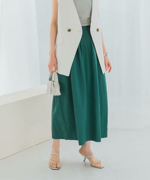 URBAN RESEARCH ROSSO / アーバンリサーチ ロッソ スカート | 撥水UVピンタックコクーンスカート | 詳細1