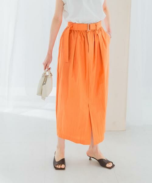 URBAN RESEARCH ROSSO / アーバンリサーチ ロッソ スカート | ベルト付スカート | 詳細1