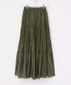 URBAN RESEARCH ROSSO / アーバンリサーチ ロッソ スカート | F by ROSSO　ナイロンティアードロングスカート