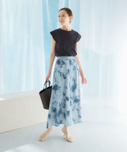 URBAN RESEARCH ROSSO / アーバンリサーチ ロッソ スカート | 前後2WAYマーブルプリントフレアスカート | 詳細4