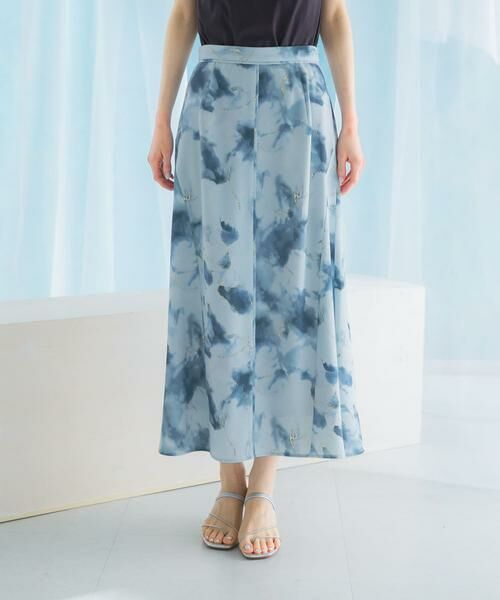 URBAN RESEARCH ROSSO / アーバンリサーチ ロッソ スカート | 前後2WAYマーブルプリントフレアスカート | 詳細5