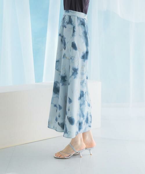 URBAN RESEARCH ROSSO / アーバンリサーチ ロッソ スカート | 前後2WAYマーブルプリントフレアスカート | 詳細6