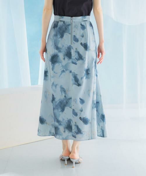 URBAN RESEARCH ROSSO / アーバンリサーチ ロッソ スカート | 前後2WAYマーブルプリントフレアスカート | 詳細7