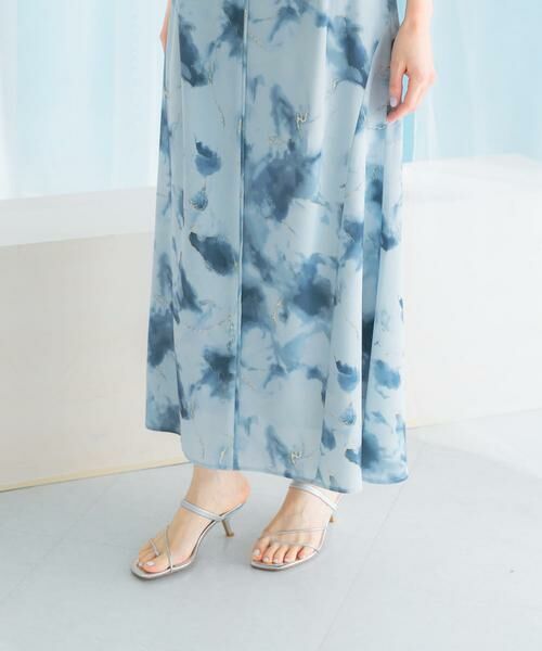 URBAN RESEARCH ROSSO / アーバンリサーチ ロッソ スカート | 前後2WAYマーブルプリントフレアスカート | 詳細9