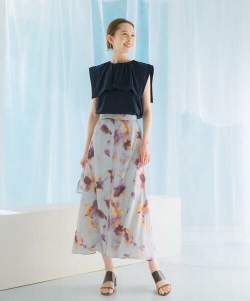 URBAN RESEARCH ROSSO / アーバンリサーチ ロッソ スカート | 前後2WAYマーブルプリントフレアスカート | 詳細16
