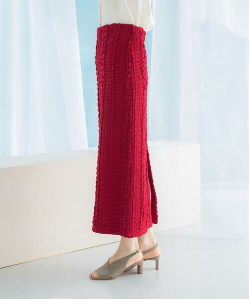 URBAN RESEARCH ROSSO / アーバンリサーチ ロッソ スカート | ジャガードイージーストレートスカート | 詳細5