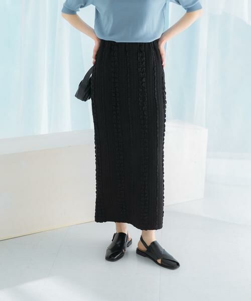 URBAN RESEARCH ROSSO / アーバンリサーチ ロッソ スカート | ジャガードイージーストレートスカート | 詳細18