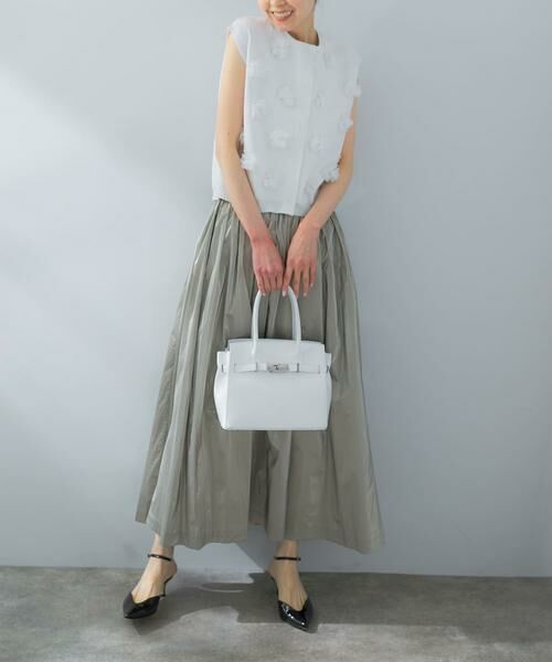 URBAN RESEARCH ROSSO / アーバンリサーチ ロッソ スカート | グロッシーギャザースカート | 詳細2