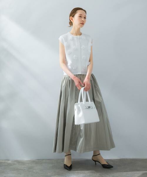 URBAN RESEARCH ROSSO / アーバンリサーチ ロッソ スカート | グロッシーギャザースカート | 詳細3