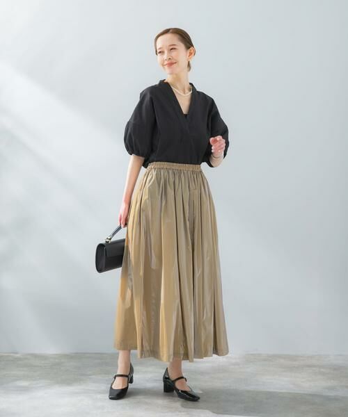 URBAN RESEARCH ROSSO / アーバンリサーチ ロッソ スカート | グロッシーギャザースカート | 詳細18