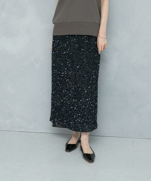URBAN RESEARCH ROSSO / アーバンリサーチ ロッソ スカート | スパンコールレイヤードスカート | 詳細2