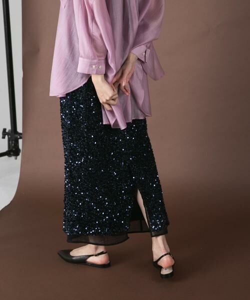 URBAN RESEARCH ROSSO / アーバンリサーチ ロッソ スカート | スパンコールレイヤードスカート | 詳細5