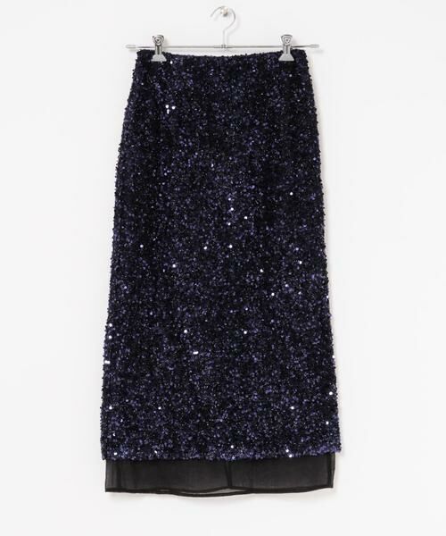URBAN RESEARCH ROSSO / アーバンリサーチ ロッソ スカート | スパンコールレイヤードスカート | 詳細7