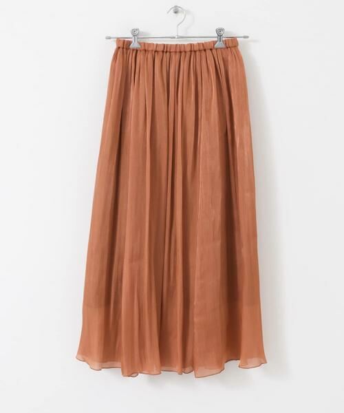 URBAN RESEARCH ROSSO / アーバンリサーチ ロッソ スカート | グロッシーギャザーフレアスカート | 詳細3