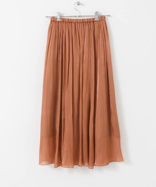 URBAN RESEARCH ROSSO / アーバンリサーチ ロッソ スカート | グロッシーギャザーフレアスカート | 詳細5