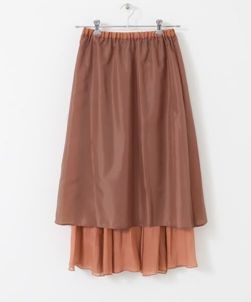 URBAN RESEARCH ROSSO / アーバンリサーチ ロッソ スカート | グロッシーギャザーフレアスカート | 詳細6