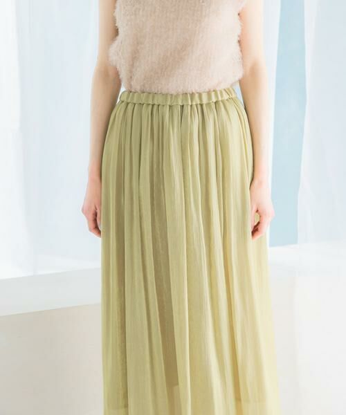 URBAN RESEARCH ROSSO / アーバンリサーチ ロッソ スカート | グロッシーギャザーフレアスカート | 詳細16