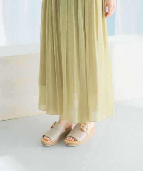 URBAN RESEARCH ROSSO / アーバンリサーチ ロッソ スカート | グロッシーギャザーフレアスカート | 詳細17