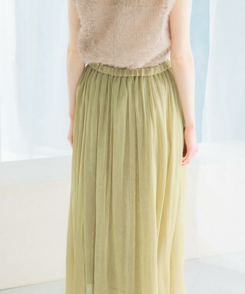 URBAN RESEARCH ROSSO / アーバンリサーチ ロッソ スカート | グロッシーギャザーフレアスカート | 詳細18