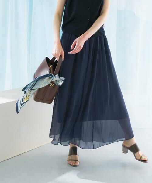 URBAN RESEARCH ROSSO / アーバンリサーチ ロッソ スカート | グロッシーギャザーフレアスカート | 詳細21