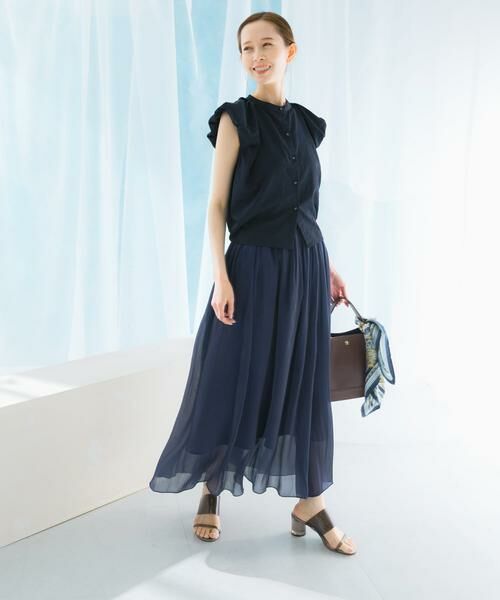 URBAN RESEARCH ROSSO / アーバンリサーチ ロッソ スカート | グロッシーギャザーフレアスカート | 詳細23