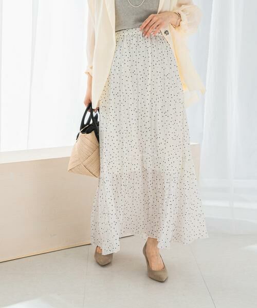 URBAN RESEARCH ROSSO / アーバンリサーチ ロッソ スカート | ドットプリーツイージースカート | 詳細3