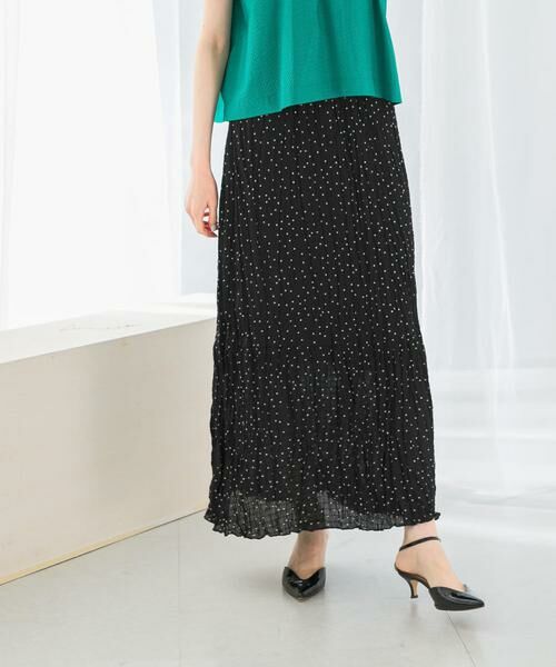 URBAN RESEARCH ROSSO / アーバンリサーチ ロッソ スカート | ドットプリーツイージースカート | 詳細9
