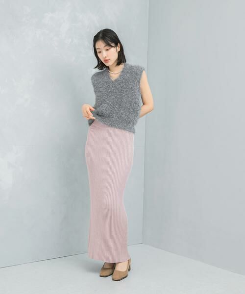 URBAN RESEARCH ROSSO / アーバンリサーチ ロッソ スカート | 2WAYスリットリブニットタイトスカート | 詳細12