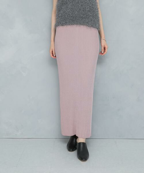 URBAN RESEARCH ROSSO / アーバンリサーチ ロッソ スカート | 2WAYスリットリブニットタイトスカート | 詳細2