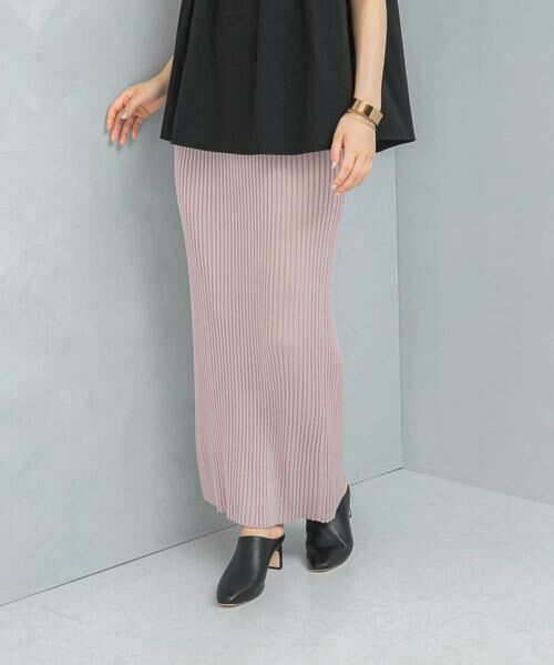 URBAN RESEARCH ROSSO / アーバンリサーチ ロッソ スカート | 2WAYスリットリブニットタイトスカート | 詳細4