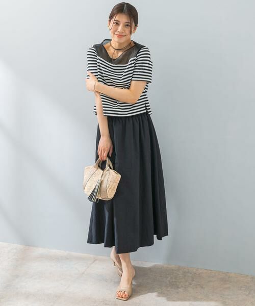 URBAN RESEARCH ROSSO / アーバンリサーチ ロッソ スカート | F by ROSSO　撥水UVCUTギャザースカート | 詳細17