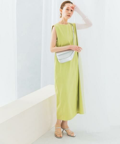URBAN RESEARCH ROSSO / アーバンリサーチ ロッソ ワンピース | 接触冷感リネン混ストレートワンピース | 詳細1