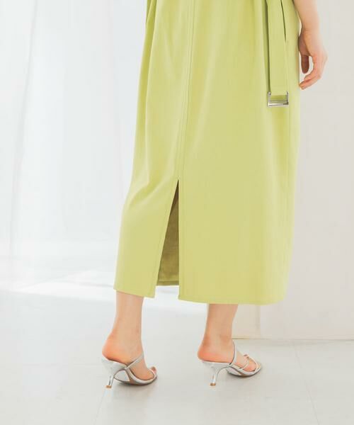 URBAN RESEARCH ROSSO / アーバンリサーチ ロッソ ワンピース | 接触冷感リネン混ストレートワンピース | 詳細12