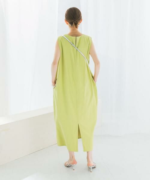 URBAN RESEARCH ROSSO / アーバンリサーチ ロッソ ワンピース | 接触冷感リネン混ストレートワンピース | 詳細3