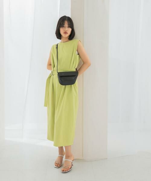 URBAN RESEARCH ROSSO / アーバンリサーチ ロッソ ワンピース | 接触冷感リネン混ストレートワンピース | 詳細6