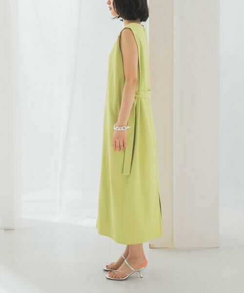 URBAN RESEARCH ROSSO / アーバンリサーチ ロッソ ワンピース | 接触冷感リネン混ストレートワンピース | 詳細9