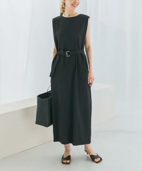 URBAN RESEARCH ROSSO / アーバンリサーチ ロッソ ワンピース | 接触冷感リネン混ストレートワンピース | 詳細17