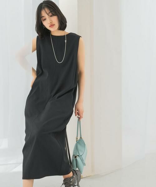 URBAN RESEARCH ROSSO / アーバンリサーチ ロッソ ワンピース | 接触冷感リネン混ストレートワンピース | 詳細20