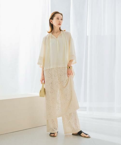 URBAN RESEARCH ROSSO / アーバンリサーチ ロッソ ワンピース | レース切替ワンピース | 詳細2