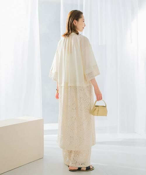 URBAN RESEARCH ROSSO / アーバンリサーチ ロッソ ワンピース | レース切替ワンピース | 詳細4