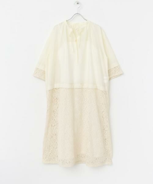 URBAN RESEARCH ROSSO / アーバンリサーチ ロッソ ワンピース | レース切替ワンピース | 詳細8