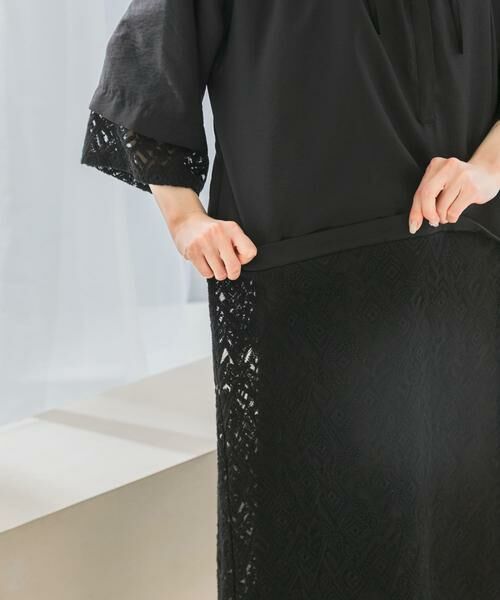 URBAN RESEARCH ROSSO / アーバンリサーチ ロッソ ワンピース | レース切替ワンピース | 詳細23