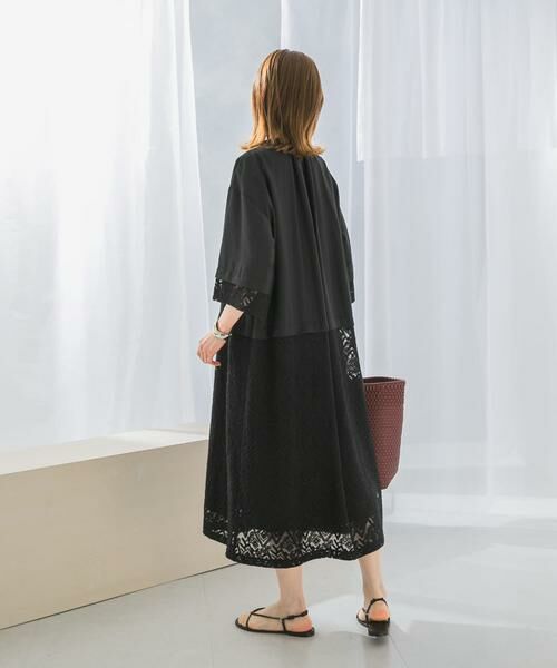 URBAN RESEARCH ROSSO / アーバンリサーチ ロッソ ワンピース | レース切替ワンピース | 詳細14